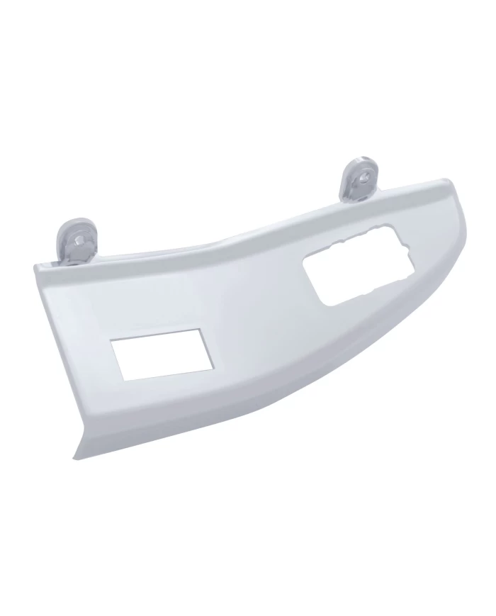 (CARD) CHROME PLASTIC FREIGHTLINER FRONT DOOR HANDLE TRIM - DRIVER SIDE W/ 2 OPENINGS