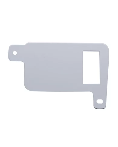 (CARD) CHROME PLASTIC FREIGHTLINER BOTTOM RIGHT SWITCH PANEL - 1 OPENING (CARD) CHROME PLASTIC FREIGHTLINER BOTTOM RIGHT SWITCH PANEL - 1 OPENING