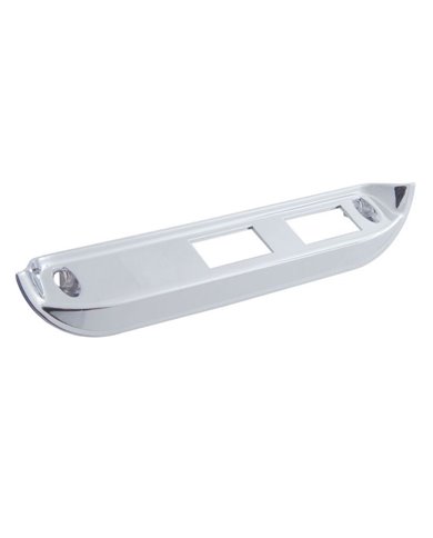 (CARD) CHROME PLASTIC INTERNATIONAL WINDOW CONTROL PANEL - 2 OPENINGS (CARD) CHROME PLASTIC INTERNATIONAL WINDOW CONTROL PANEL - 2 OPENINGS