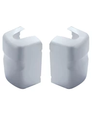 (2/CARD) CHROME PLASTIC INTERNATIONAL MIRROR ARM HOUSING (2/CARD) CHROME PLASTIC INTERNATIONAL MIRROR ARM HOUSING