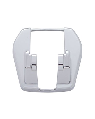 (2/CARD) CHROME PLASTIC INTERNATIONAL CAB LATCH COVER (2/CARD) CHROME PLASTIC INTERNATIONAL CAB LATCH COVER
