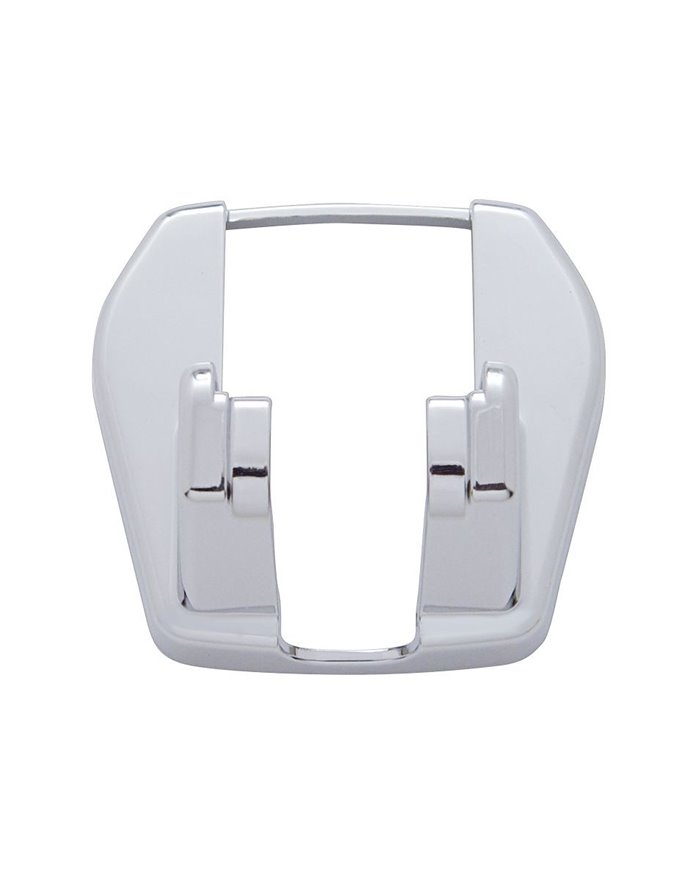 (2/CARD) CHROME PLASTIC INTERNATIONAL CAB LATCH COVER (2/CARD) CHROME PLASTIC INTERNATIONAL CAB LATCH COVER