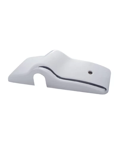 (SKPK) CHROME PLASTIC FREIGHTLINER MIRROR POST COVER - DRIVER SIDE (SKPK) CHROME PLASTIC FREIGHTLINER MIRROR POST COVER - DRIVER SIDE