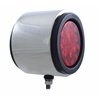 UP31834-SS Double Face Light With 10 LED 4" Lights With Grommet - Amber & Red LED/Amber & Red Lens