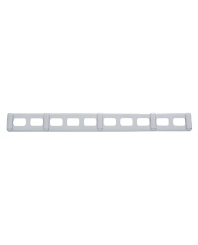 (CARD) CHROME PLASTIC FREIGHTLINER PUSH BUTTON PANEL TRIM (CARD) CHROME PLASTIC FREIGHTLINER PUSH BUTTON PANEL TRIM