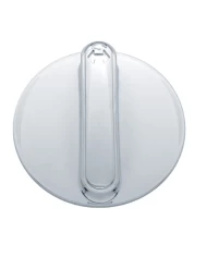 (CARD) CHROME PLASTIC FREIGHTLINER UPPER BUNK RELEASE HANDLE