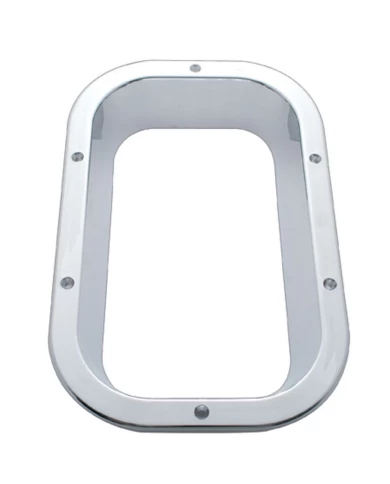 (CARD) CHROME PLASTIC FREIGHTLINER SLEEPER VENT TRIM (CARD) CHROME PLASTIC FREIGHTLINER SLEEPER VENT TRIM