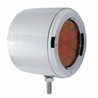UP31835-SS Double Face Light With 10 LED 4" Lights With Bezels - Amber & Red LED/Amber & Red Lens