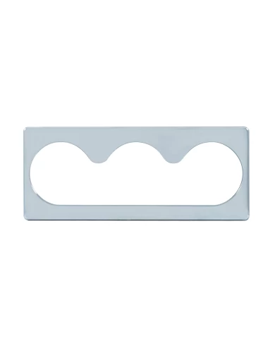 (CARD) CHROME PLASTIC INTERNATIONAL A/C CONTROL COVER (CARD) CHROME PLASTIC INTERNATIONAL A/C CONTROL COVER