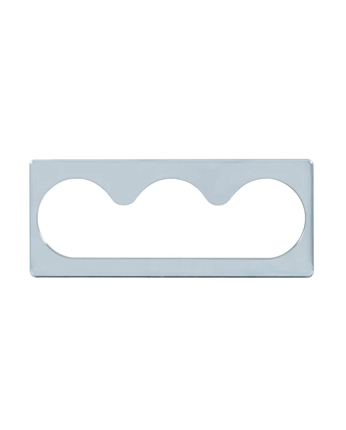 (CARD) CHROME PLASTIC INTERNATIONAL A/C CONTROL COVER