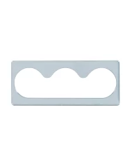 (CARD) CHROME PLASTIC INTERNATIONAL A/C CONTROL COVER (CARD) CHROME PLASTIC INTERNATIONAL A/C CONTROL COVER