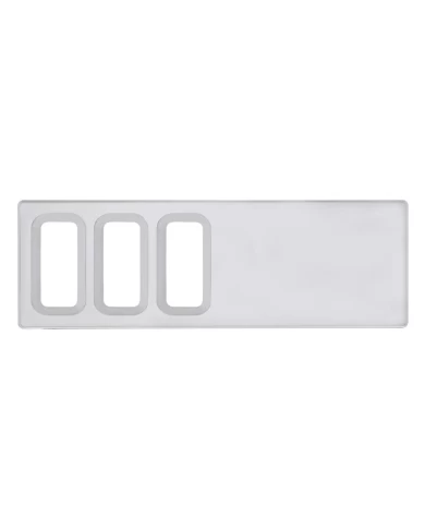 (CARD) INTERNATIONAL DASH SWITCH PANEL COVER - 3 OPENINGS (CARD) INTERNATIONAL DASH SWITCH PANEL COVER - 3 OPENINGS