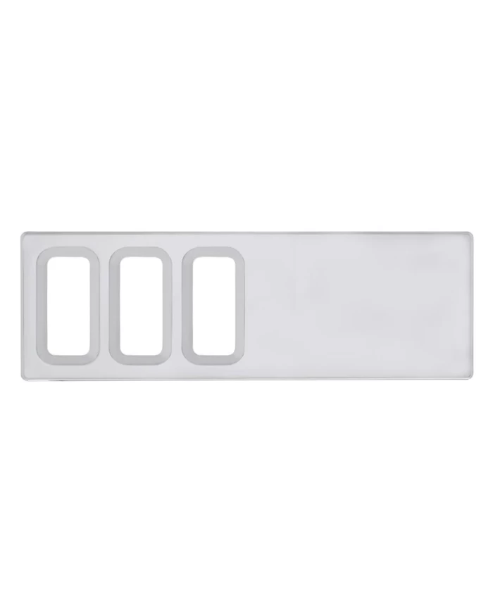 (CARD) INTERNATIONAL DASH SWITCH PANEL COVER - 3 OPENINGS