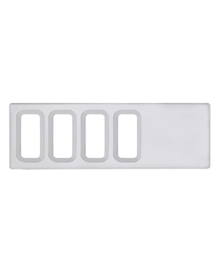 (CARD) INTERNATIONAL DASH SWITCH PANEL COVER - 4 OPENINGS