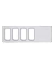 (CARD) INTERNATIONAL DASH SWITCH PANEL COVER - 4 OPENINGS
