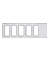 (CARD) INTERNATIONAL DASH SWITCH PANEL COVER - 5 OPENINGS