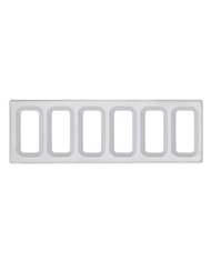 (CARD) INTERNATIONAL DASH SWITCH PANEL COVER - 6 OPENINGS (CARD) INTERNATIONAL DASH SWITCH PANEL COVER - 6 OPENINGS