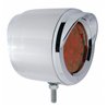 UP31836-SS Double Face Light With 10 LED 4" Lights With Visors - Amber & Red LED/Amber & Red Lens