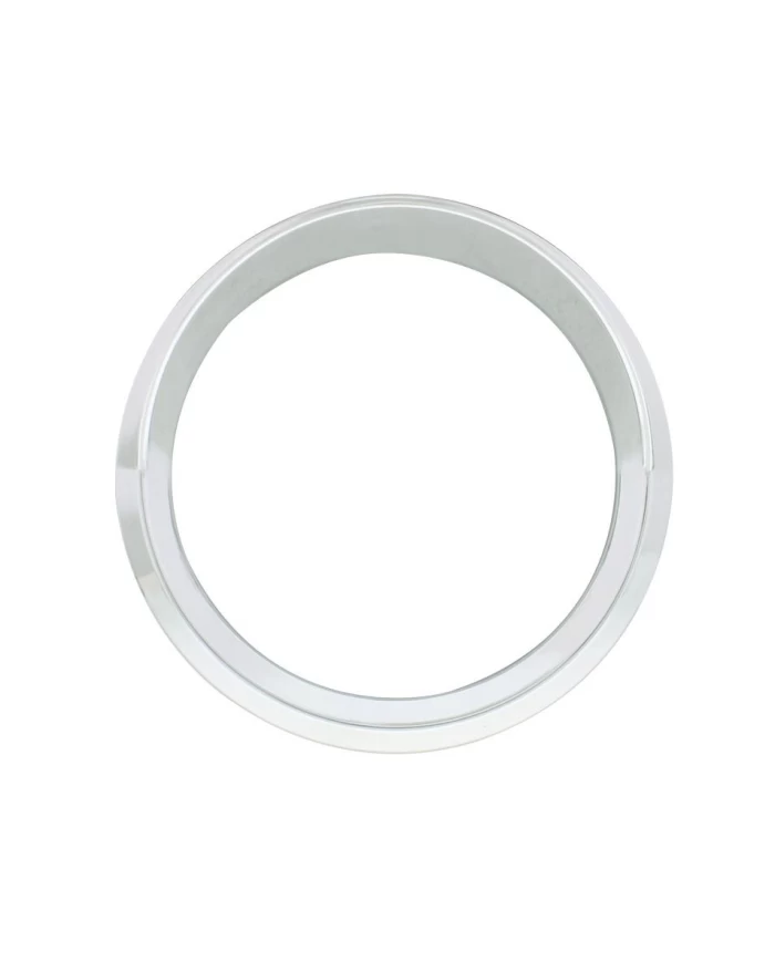 (CARD) CHROME PLASTIC 2007+ FREIGHTLINER CASCADIA GAUGE COVER WITH VISOR