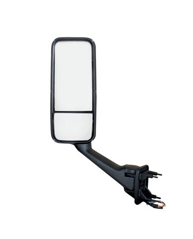 (BOX) PETERBILT 387, 587 & KENWORTH T2000, T700 CHROME MIRROR ASSEMGLY - DRIVER (BOX) PETERBILT 387, 587 & KENWORTH T2000, T700 CHROME MIRROR ASSEMGLY - DRIVER