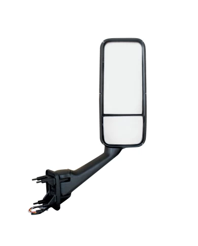(BOX) PETERBILT 387, 587 & KENWORTH T2000, T700 CHROME MIRROR ASSEMGLY - PASSENGER (BOX) PETERBILT 387, 587 & KENWORTH T2000, T700 CHROME MIRROR ASSEMGLY - PASSENGER