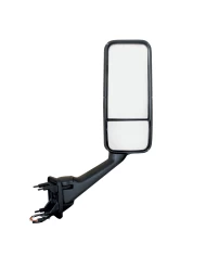 (BOX) PETERBILT 387, 587 & KENWORTH T2000, T700 CHROME MIRROR ASSEMGLY - PASSENGER