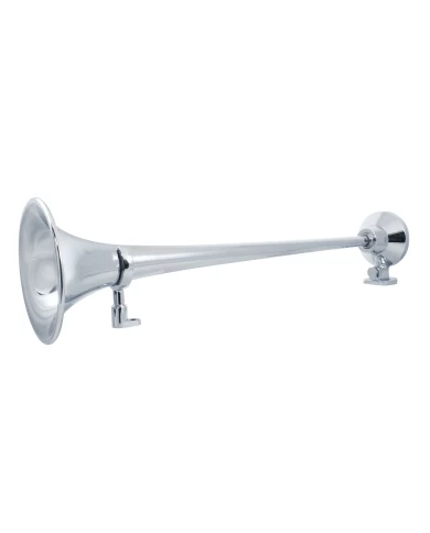 (BOX) CHROME EMERGENCY TONE HORN (BOX) CHROME EMERGENCY TONE HORN