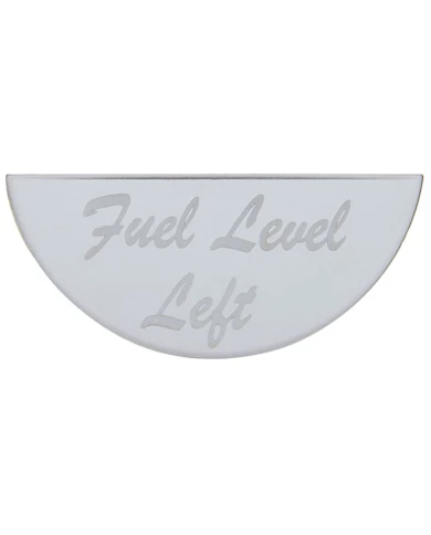 (CARD) STAINLESS STEEL PETERBILT GAUGE EMBLEM - FUEL LEVEL LEFT (CARD) STAINLESS STEEL PETERBILT GAUGE EMBLEM - FUEL LEVEL LEFT