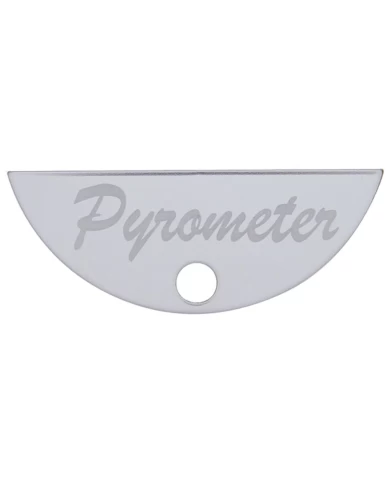 (CARD) STAINLESS STEEL PETERBILT GAUGE EMBLEM - DIGITAL PYROMETER (CARD) STAINLESS STEEL PETERBILT GAUGE EMBLEM - DIGITAL PYROMETER
