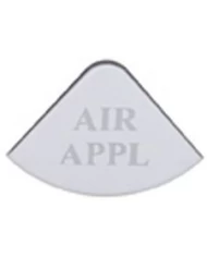 (CARD) STAINLESS STEEL FREIGHTLINER GAUGE PLATE - AIR APPLY