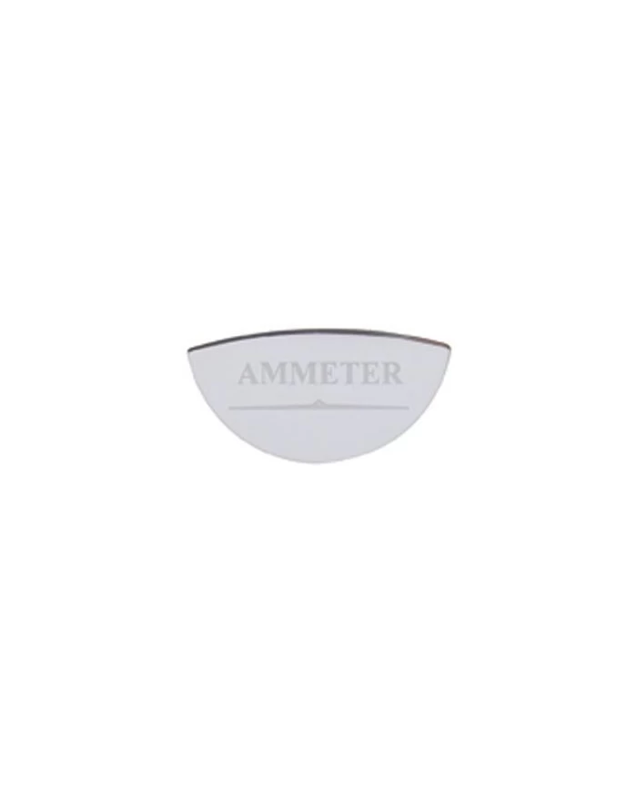 (CARD) STAINLESS STEEL FREIGHTLINER GAUGE PLATE - AMMETER