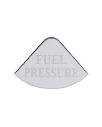 (CARD) STAINLESS STEEL FREIGHTLINER GAUGE PLATE - FUEL PRESSURE (CARD) STAINLESS STEEL FREIGHTLINER GAUGE PLATE - FUEL PRESSURE