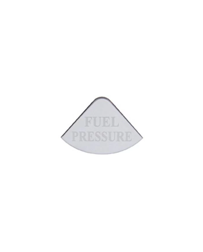 (CARD) STAINLESS STEEL FREIGHTLINER GAUGE PLATE - FUEL PRESSURE