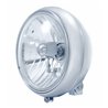 UP32165-7" Motorcycle Headlight With Crystal H4 Halogen Bulb