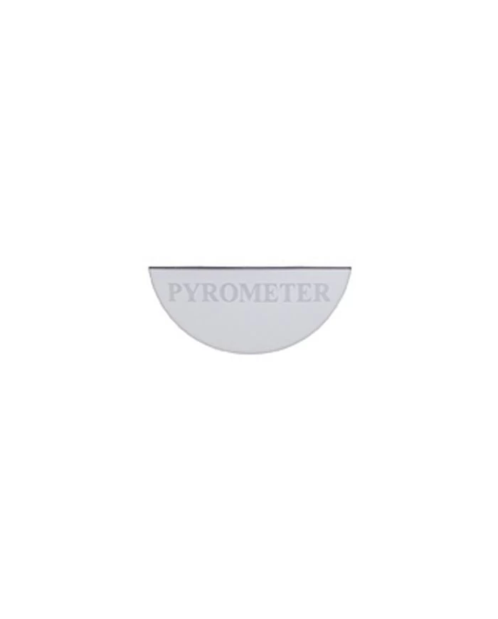 (CARD) STAINLESS STEEL FREIGHTLINER GAUGE PLATE - PYROMETER (SMALL)