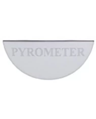 (CARD) STAINLESS STEEL FREIGHTLINER GAUGE PLATE - PYROMETER (SMALL)