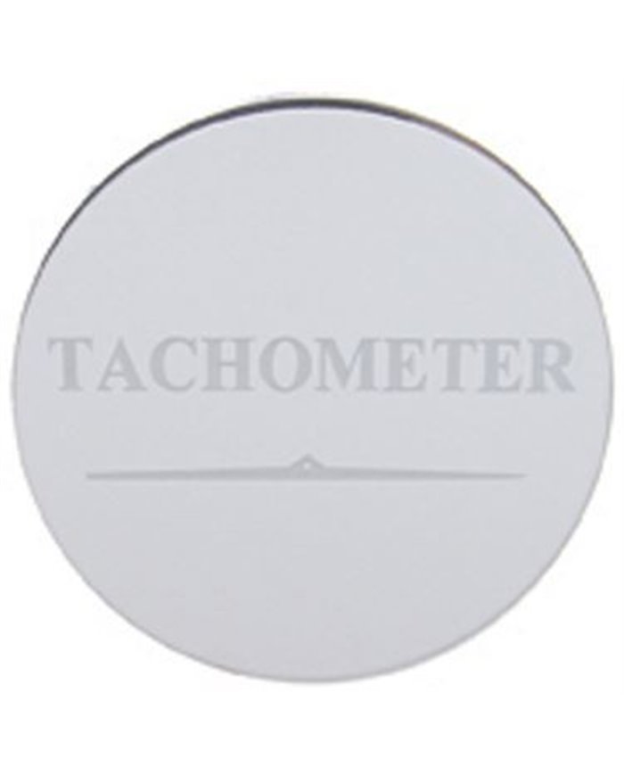 (CARD) STAINLESS STEEL FREIGHTLINER GAUGE EMBLEM - TACHOMETER