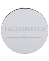 (CARD) STAINLESS STEEL FREIGHTLINER GAUGE EMBLEM - TACHOMETER