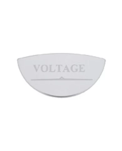 (CARD) STAINLESS STEEL FREIGHTLINER GAUGE EMBLEM - VOLTAGE (CARD) STAINLESS STEEL FREIGHTLINER GAUGE EMBLEM - VOLTAGE