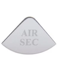 (CARD) STAINLESS STEEL FREIGHTLINER GAUGE EMBLEM - AIR SEC