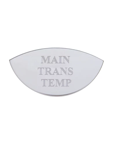 (CARD) STAINLESS STEEL INTERNATIONAL GAUGE EMBLEM - MAIN TRANSMISSION TEMPERATURE (CARD) STAINLESS STEEL INTERNATIONAL GAUGE EMBLEM - MAIN TRANSMISSION TEMPERATURE