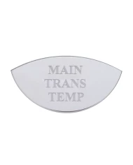 (CARD) STAINLESS STEEL INTERNATIONAL GAUGE EMBLEM - MAIN TRANSMISSION TEMPERATURE