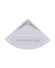 (CARD) STAINLESS STEEL INTERNATIONAL GAUGE EMBLEM - TACHOMETER