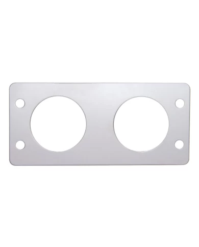 (CARD) STAINLESS STEEL KENWORTH AIR VALVE DASH PANEL COVER (CARD) STAINLESS STEEL KENWORTH AIR VALVE DASH PANEL COVER