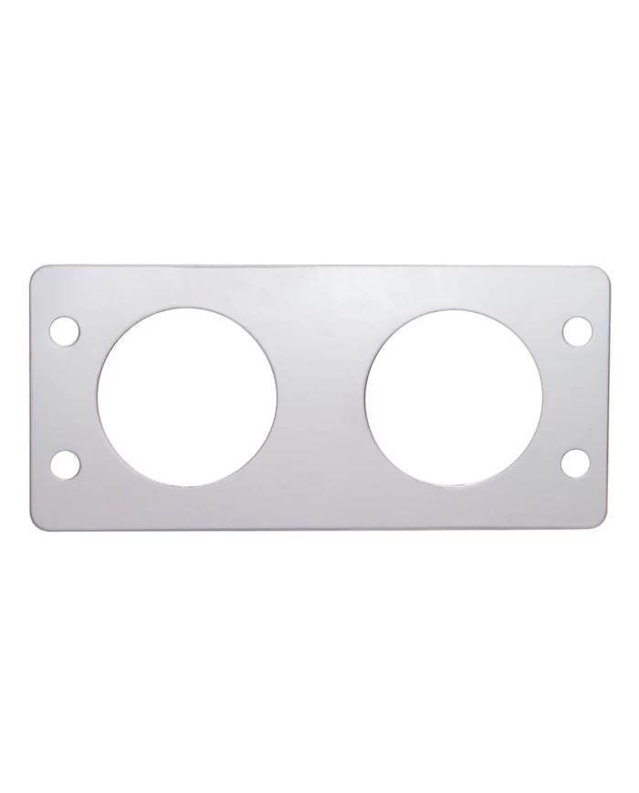 (CARD) STAINLESS STEEL KENWORTH AIR VALVE DASH PANEL COVER
