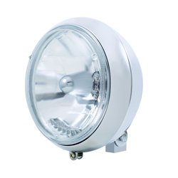 UP32168-7" Motorcycle Headlight With 10 Auxiliary LED Bulb