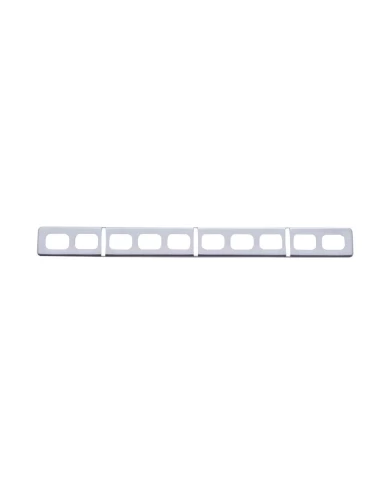 (CARD) STAINLESS STEEL FREIGHTLINER CENTURY PUSH BUTTON PANEL COVER (CARD) STAINLESS STEEL FREIGHTLINER CENTURY PUSH BUTTON PANEL COVER