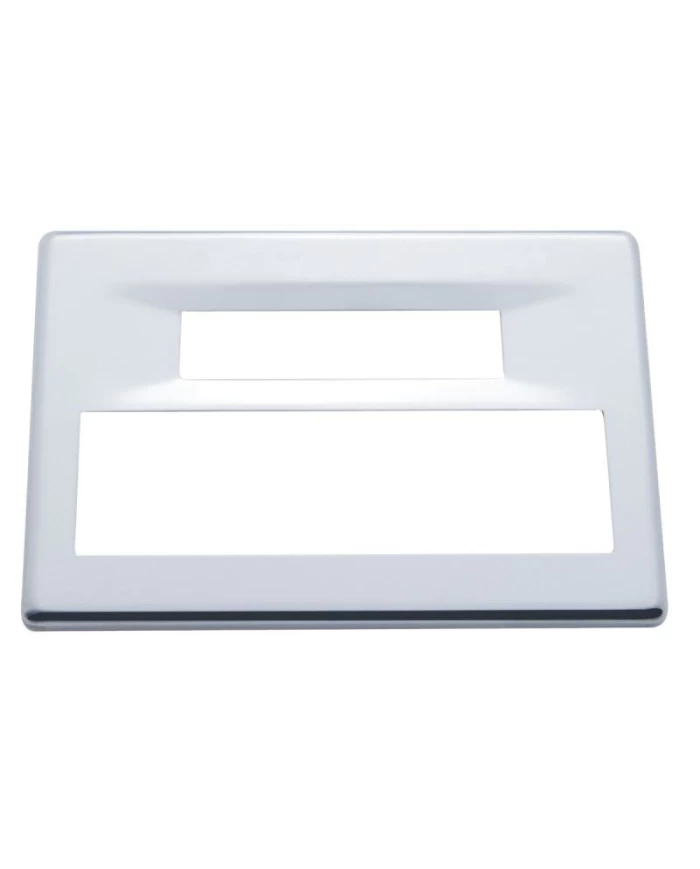 (BULK) STAINLESS STEEL FREIGHTLINER DIGITAL MESSAGE CENTER COVER - PLAIN