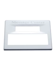 (BULK) STAINLESS STEEL KENWORTH DIGITAL MESSAGE CENTER COVER - SCRIPT