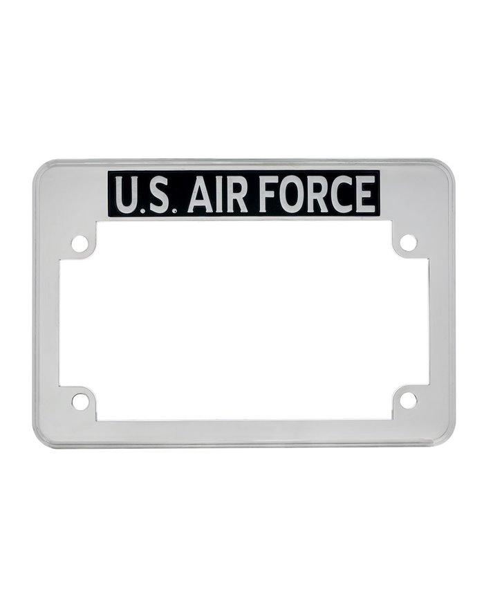 (CARD) MOTORCYCLE LICENSE PLATE FRAME - "U.S. AIR FORCE"